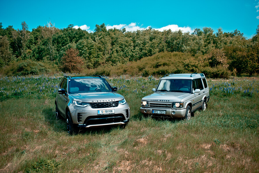 Land Rover Discovery New and Old